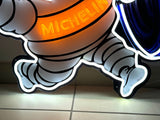 1990s Michelin official dealer illuminated neon sign