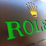 2024 Rolex illuminated clock sign