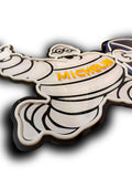 1990s Michelin official dealer illuminated neon sign