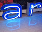 1980s Vintage Car Wash Very Large illuminated neon sign