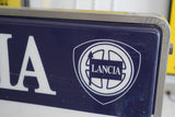 Authentic mid-1990s Lancia illuminated dealership sign