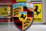 Porsche Crest Illuminated Sign