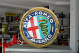 early 2000s Alfa Romeo illuminated dealership sign