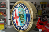 early 2000s Alfa Romeo illuminated dealership sign