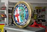 early 2000s Alfa Romeo illuminated dealership sign