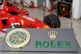 2000s Rolex Geneva official dealer clock sign