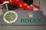 2000s Rolex Geneva official dealer clock sign