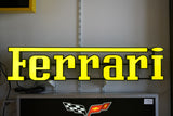 2015 Ferrari lettering illuminated sign