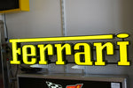 2015 Ferrari lettering illuminated sign