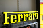 2015 Ferrari lettering illuminated sign