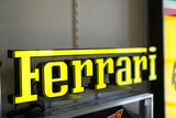 2015 Ferrari lettering illuminated sign