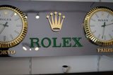 2000s Rolex official 4 time zone dealer illuminated sign