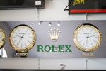 2000s Rolex official 4 time zone dealer illuminated sign
