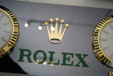 2000s Rolex official 4 time zone dealer illuminated sign