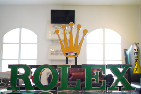 2000s Rolex official dealer illuminated sign