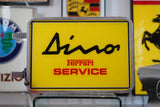 Early 1990s Dino Ferrari “Service” double-faced illuminated dealership sign