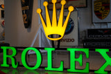 2000s Rolex official dealer illuminated sign