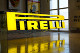 2000s Pirelli Dealer Lettering Sign – Iconic Yellow