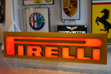 Pirelli Dealer Sign – Classic Yellow & Red Heritage Display