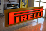 Pirelli Dealer Sign – Classic Yellow & Red Heritage Display