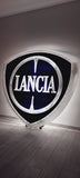 1990s Lancia official dealer large illuminated sign