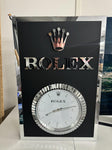 2000s Rolex Geneva official dealer illuminated clock sign