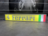 1981 Ferrari official dealer double side illuminated neon very long sign