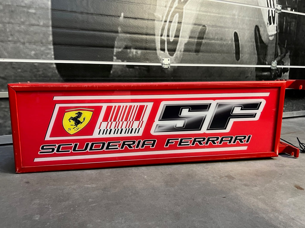 2009 Ferrari Official Paddocks F1 double side illuminated sign – The ...
