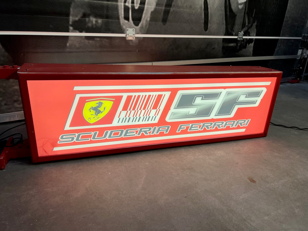 2009 Ferrari Official Paddocks F1 double side illuminated sign – The ...
