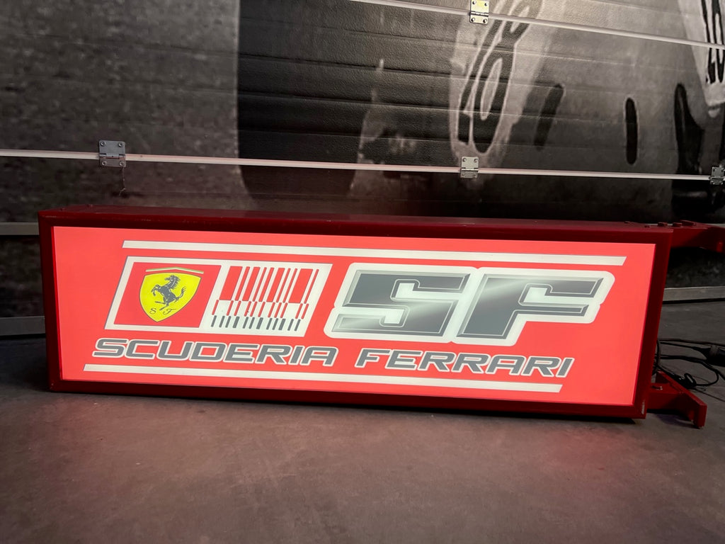 2009 Ferrari Official Paddocks F1 double side illuminated sign – The ...