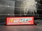 2009 Ferrari Official Paddocks F1 double side illuminated sign