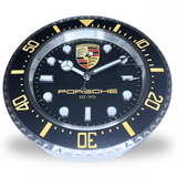 2010s Porsche official dealer clock