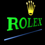 2024 Rolex illuminated clock sign