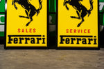 1980s Ferrari official dealership illuminated signs