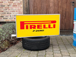 1990s Pirelli official dealer vintage illuminated double side sign