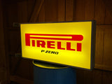 1990s Pirelli official dealer vintage illuminated double side sign