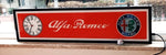 2000s Alfa Romeo dealer illuminated sign and clock