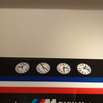 BMW large illuminated sign and clocks