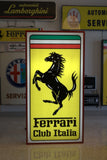 1985s Ferrari Club Italia illuminated sign