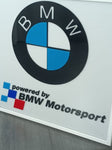 2000s BMW Motorsport dealership illuminated double side 3D sign