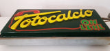 1975 CONI Totocalcio original vintage illuminated dual side sign