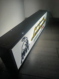 1990s Lamborghini official dealership double side illuminated sign