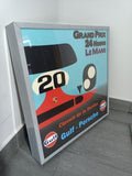 1980s Porsche 917 #20 Le Mans illuminated sign