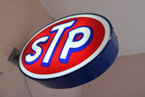 1980s STP motor oil illuminated neon sign