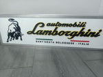 1990s Lamborghini official dealership double side illuminated sign