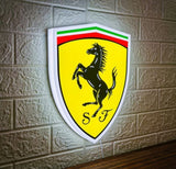 2020 Ferrari Scuderia Shield illuminated sign