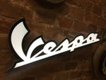 2000s Vespa Piaggio official dealership illuminated sign