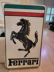 1990s Ferrari dealer embossed sign large size