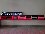 2000s Porsche official dealership LARGE illuminated sign with Carrera lettering