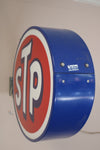 1980s STP motor oil illuminated neon sign